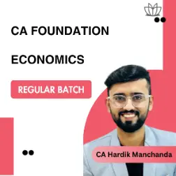 CA Foundation Economics (Regular Batch) For May 26